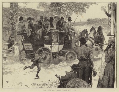 Los viejos días de diligencias revividos de William Small